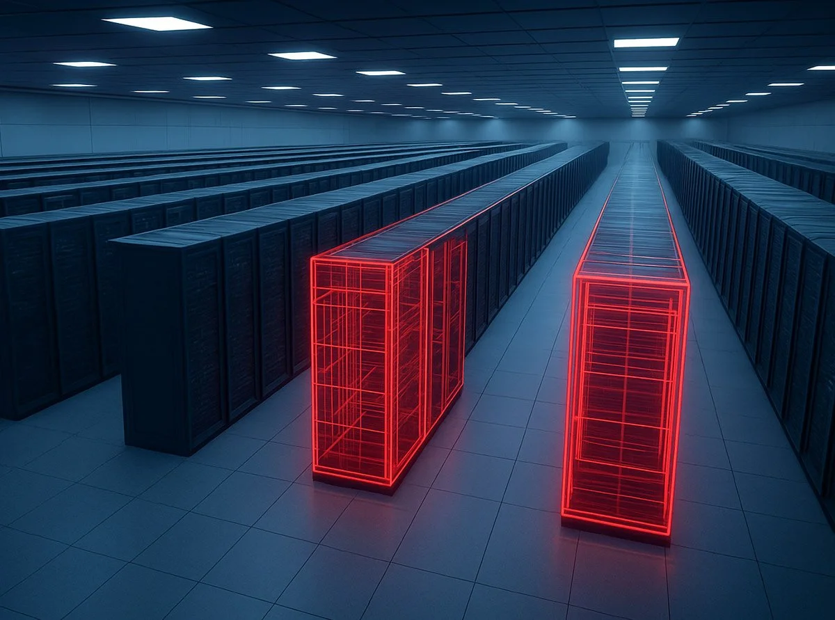 Idle zombie servers in unused racks