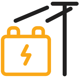 DC power plant illustration